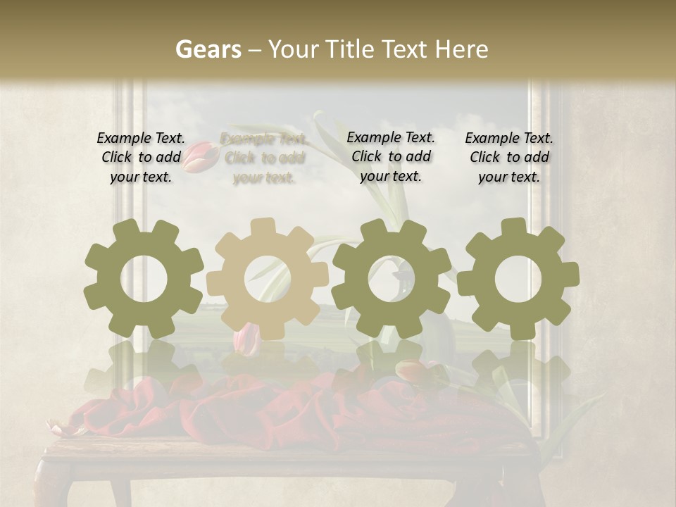 Spring Event Glass PowerPoint Template