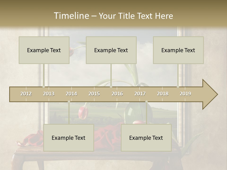 Spring Event Glass PowerPoint Template