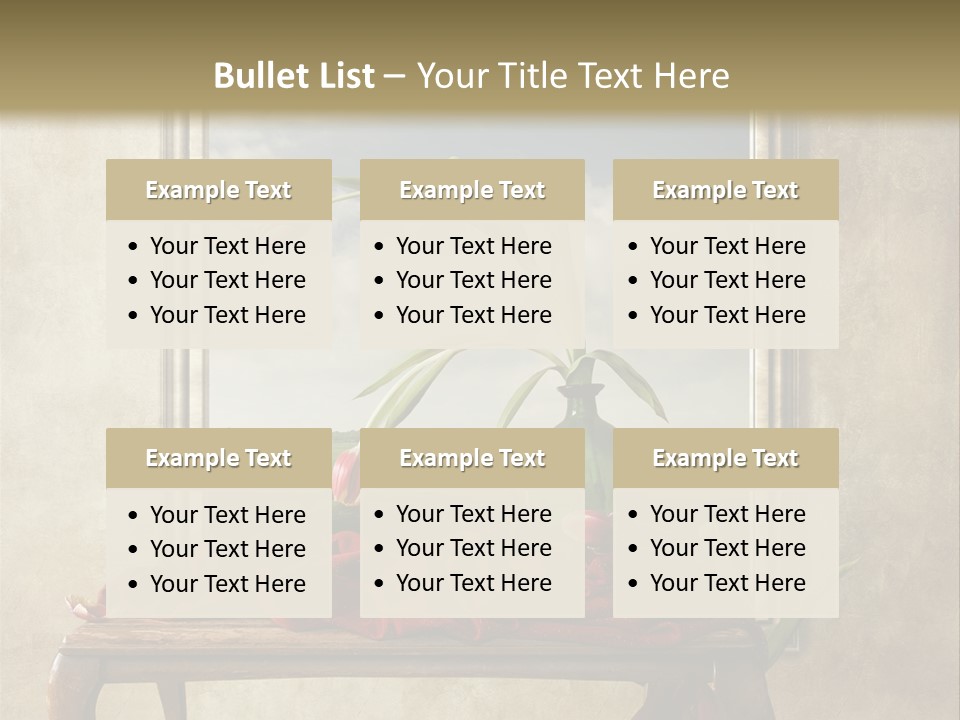 Spring Event Glass PowerPoint Template