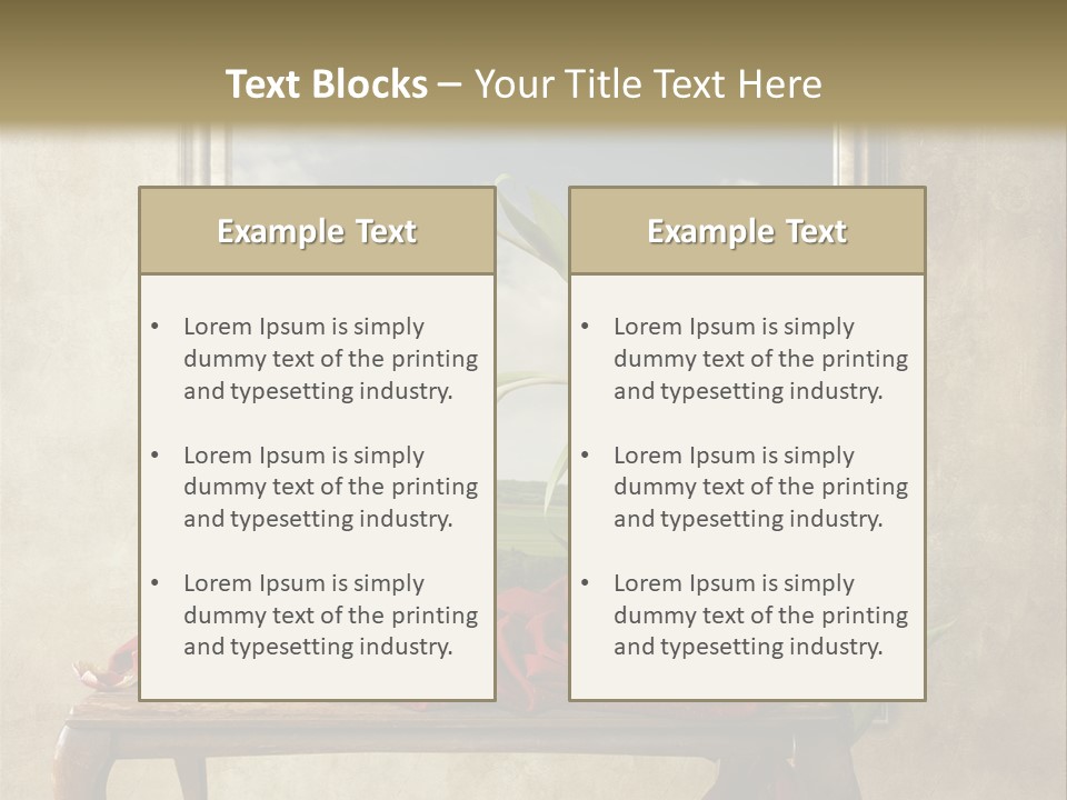 Spring Event Glass PowerPoint Template