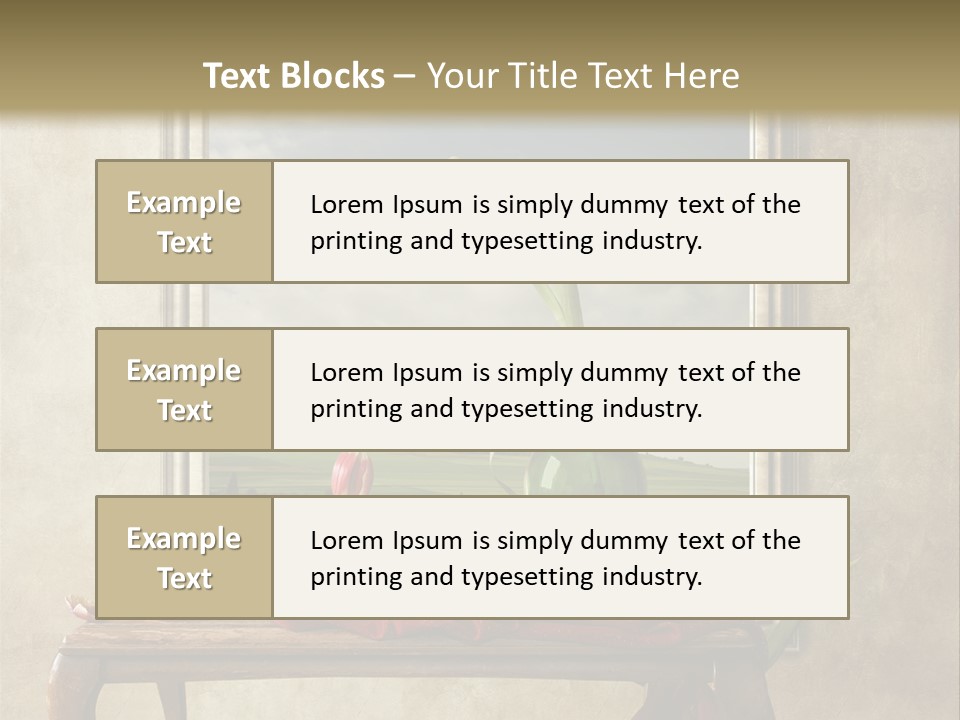 Spring Event Glass PowerPoint Template