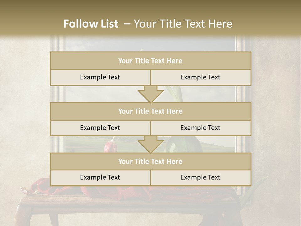 Spring Event Glass PowerPoint Template