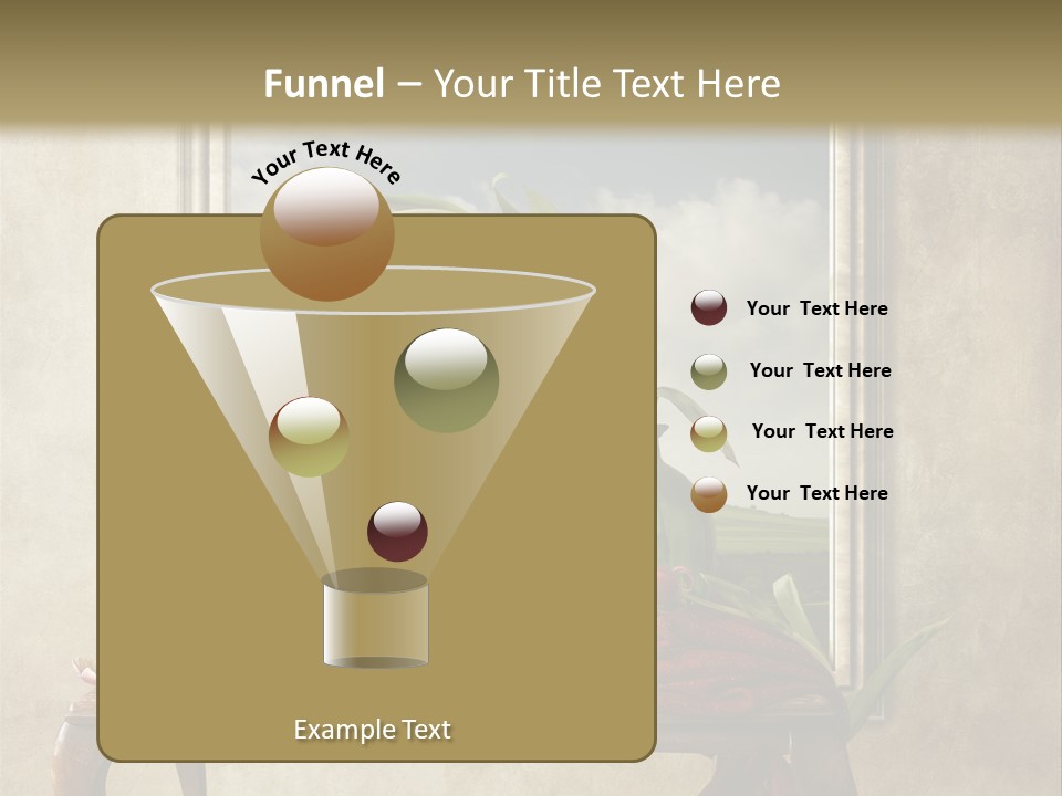 Spring Event Glass PowerPoint Template