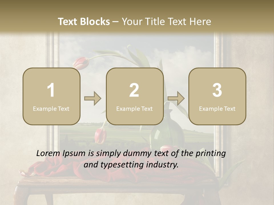 Spring Event Glass PowerPoint Template