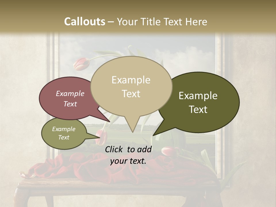 Spring Event Glass PowerPoint Template