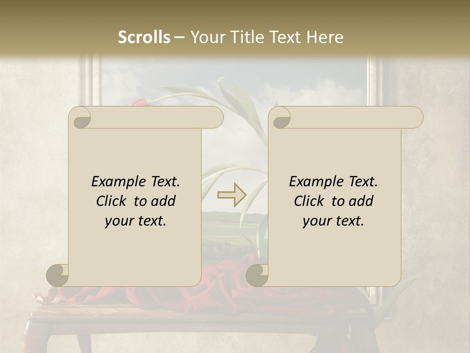 Spring Event Glass PowerPoint Template