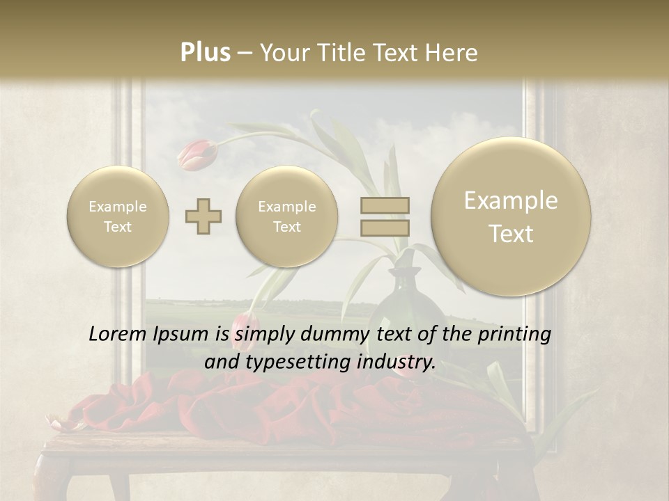 Spring Event Glass PowerPoint Template
