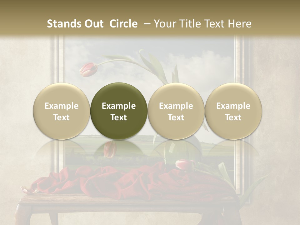 Spring Event Glass PowerPoint Template