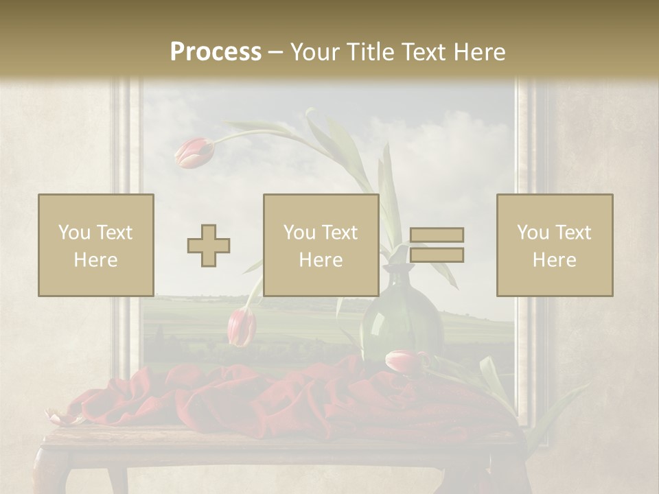 Spring Event Glass PowerPoint Template