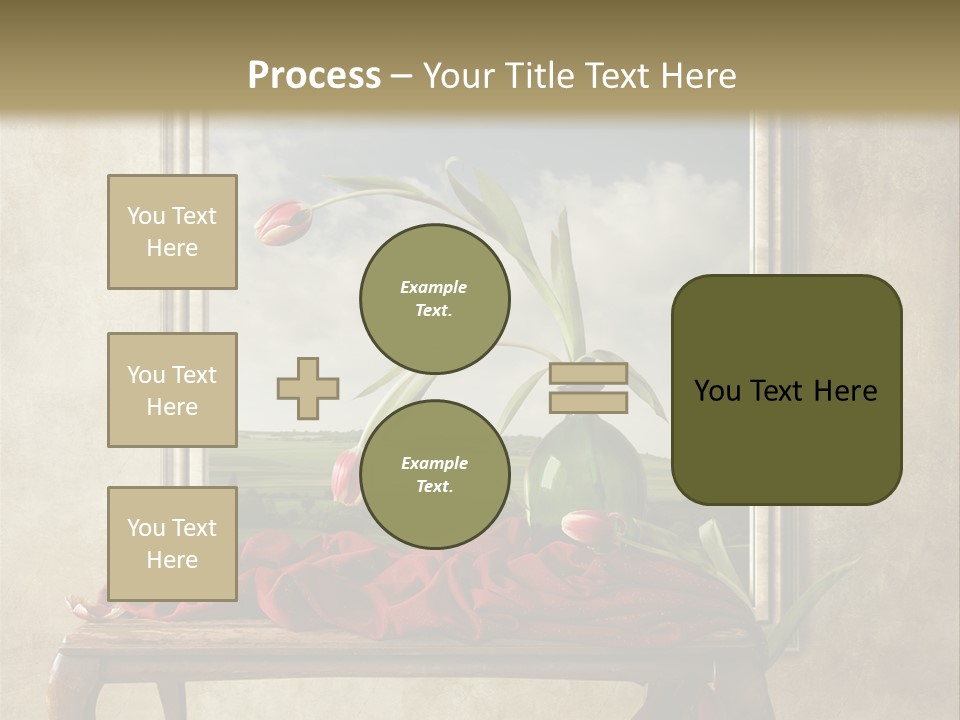 Spring Event Glass PowerPoint Template