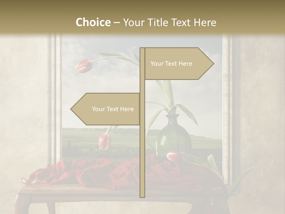 Spring Event Glass PowerPoint Template