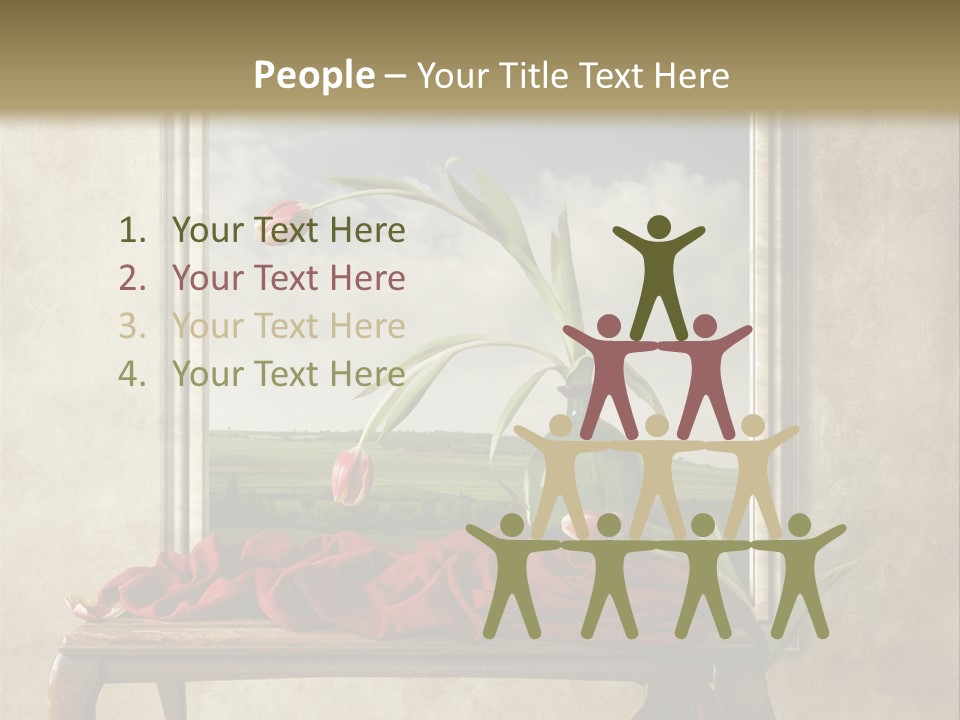 Spring Event Glass PowerPoint Template