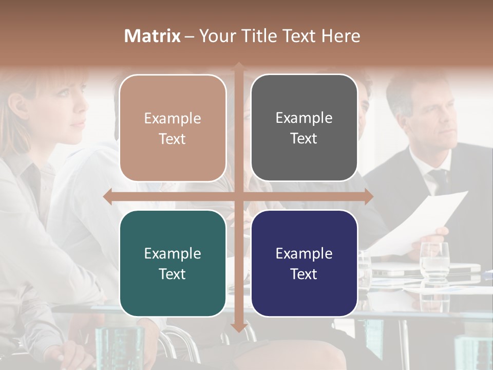 Man Young Partnership PowerPoint Template