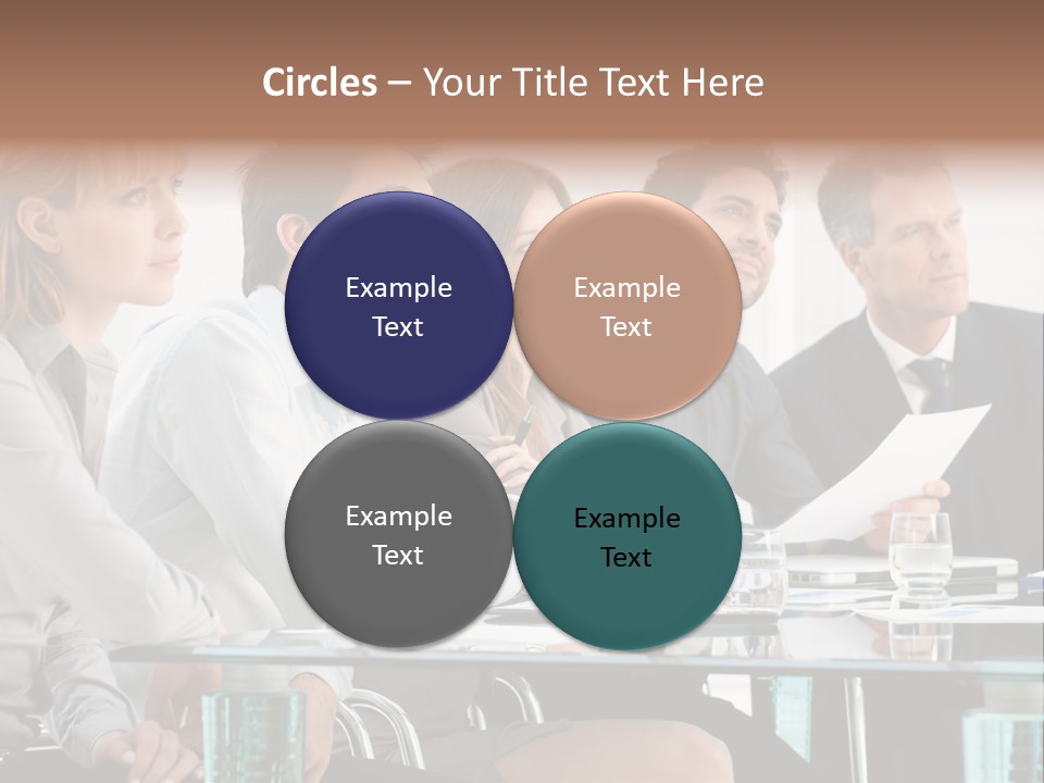 Man Young Partnership PowerPoint Template