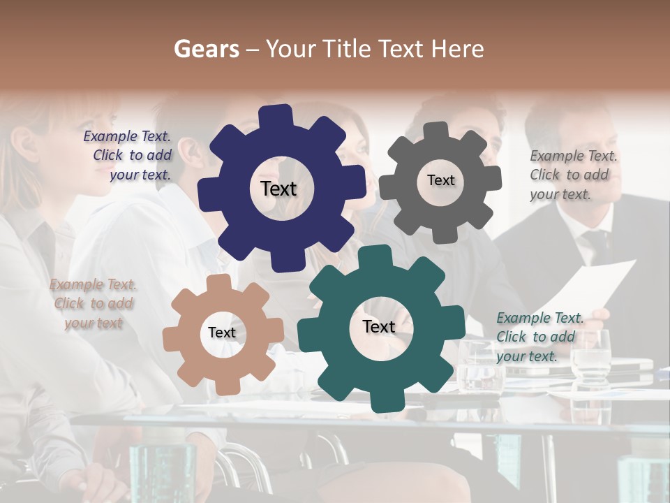 Man Young Partnership PowerPoint Template