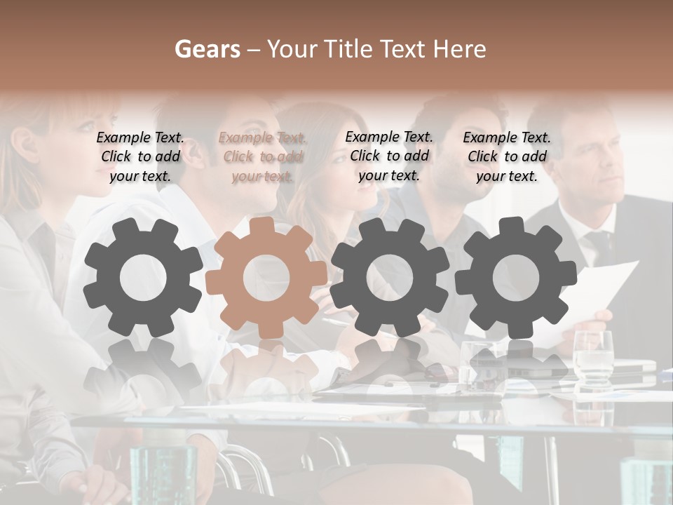 Man Young Partnership PowerPoint Template