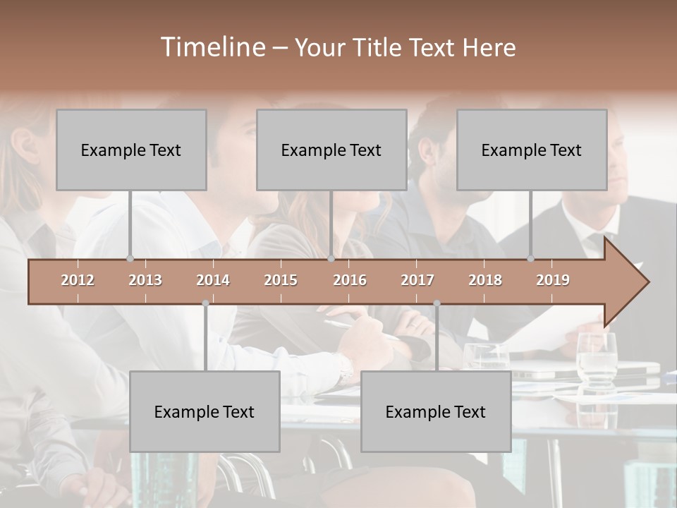 Man Young Partnership PowerPoint Template