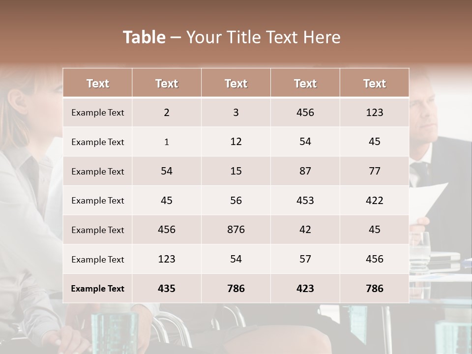 Man Young Partnership PowerPoint Template
