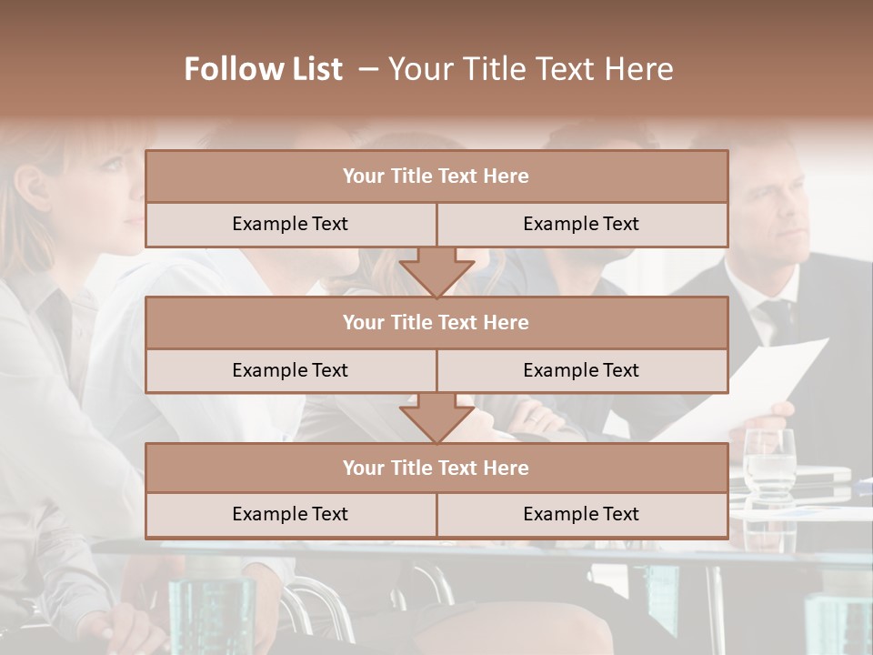 Man Young Partnership PowerPoint Template