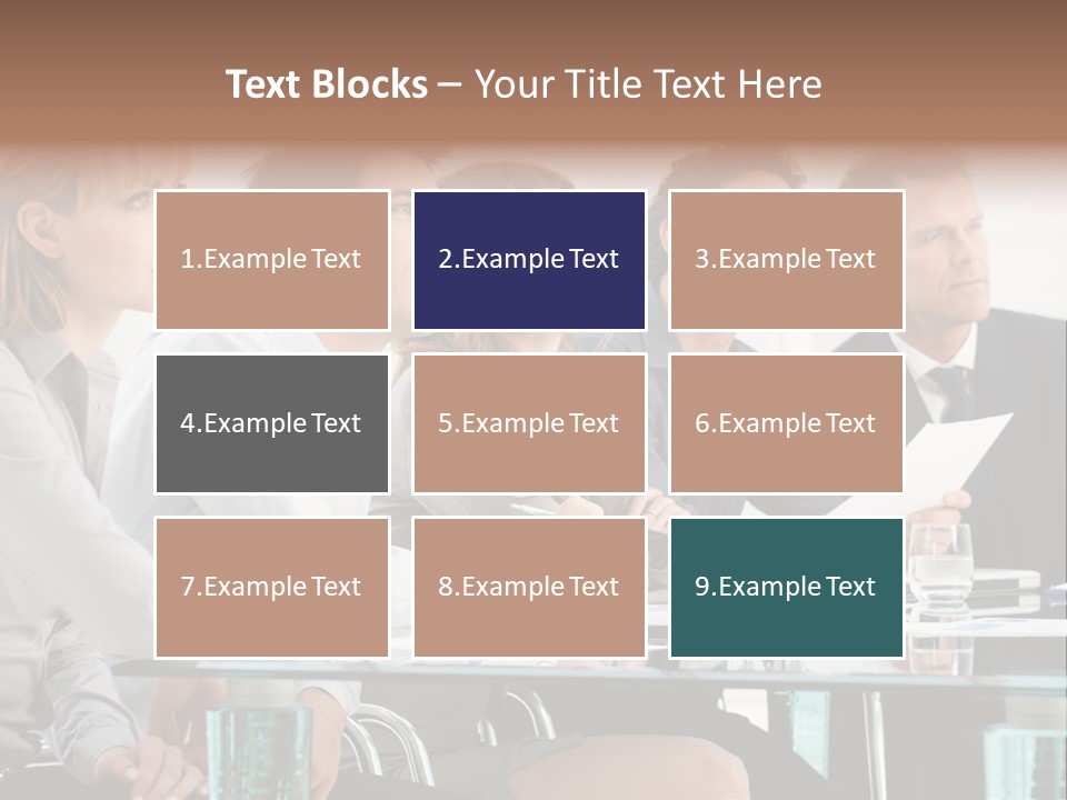 Man Young Partnership PowerPoint Template