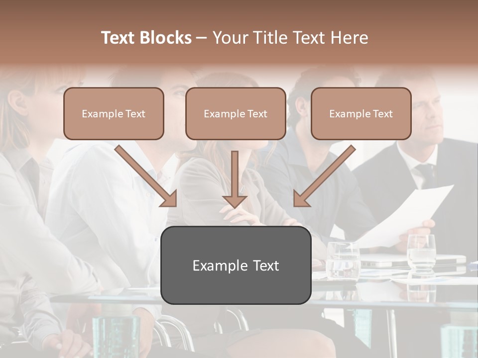 Man Young Partnership PowerPoint Template