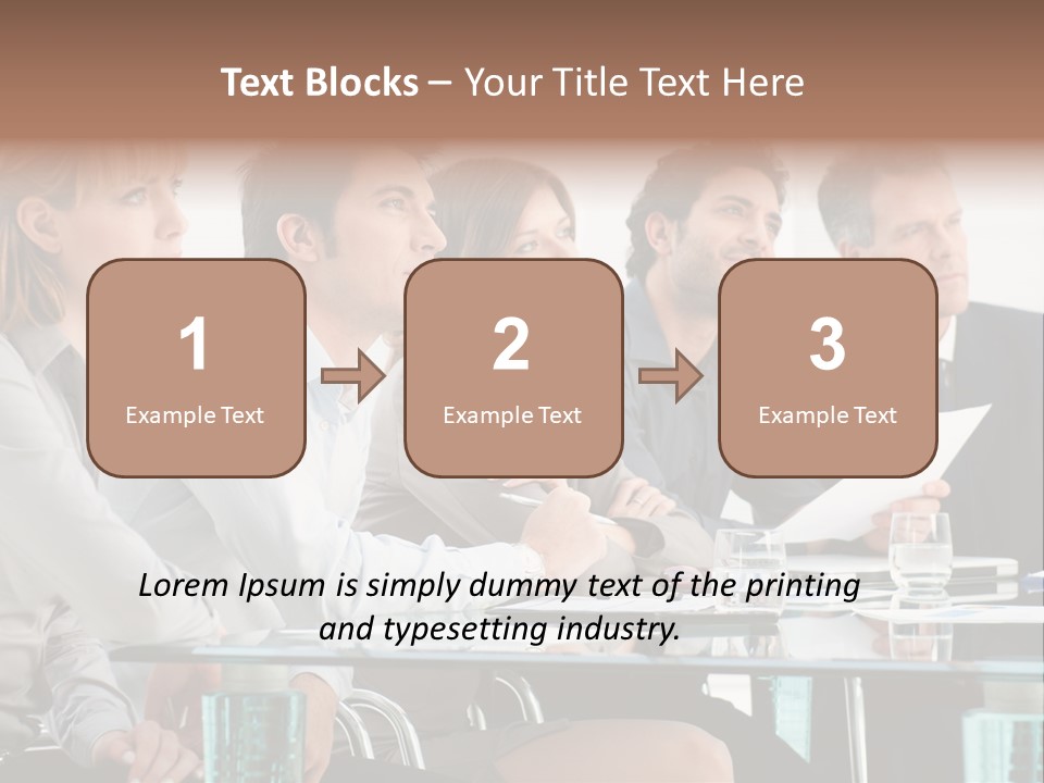 Man Young Partnership PowerPoint Template