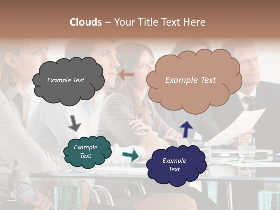 Man Young Partnership PowerPoint Template