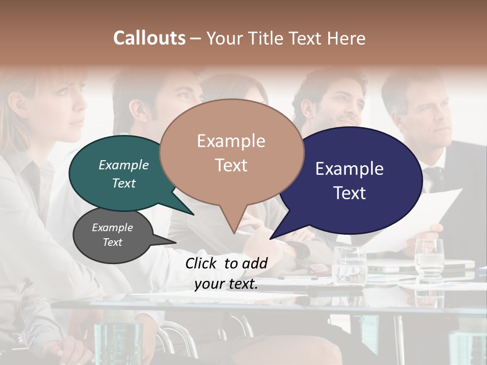 Man Young Partnership PowerPoint Template