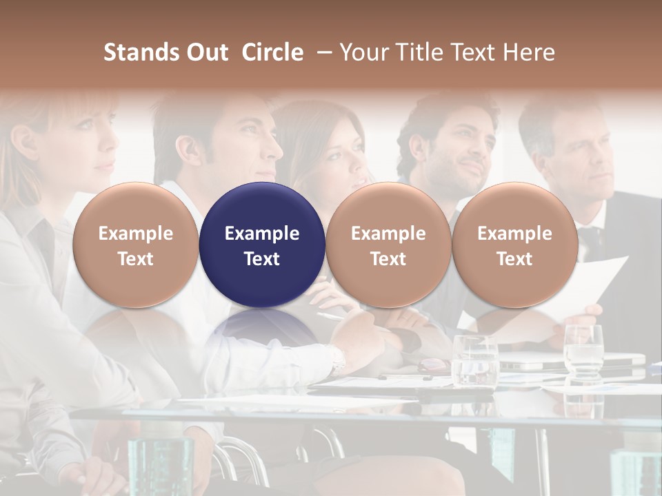 Man Young Partnership PowerPoint Template