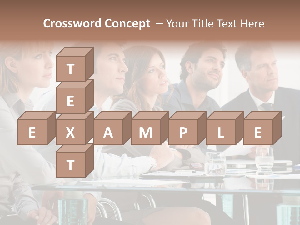 Man Young Partnership PowerPoint Template