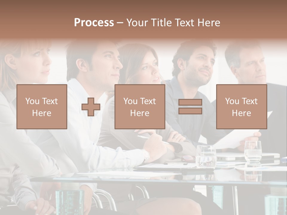 Man Young Partnership PowerPoint Template
