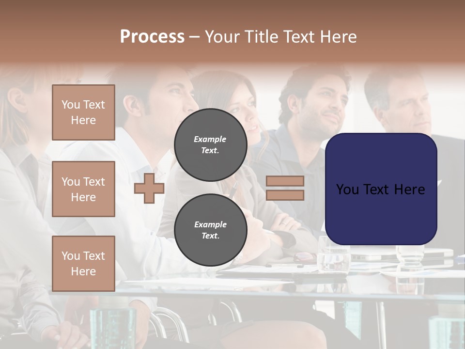 Man Young Partnership PowerPoint Template