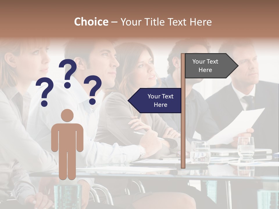 Man Young Partnership PowerPoint Template