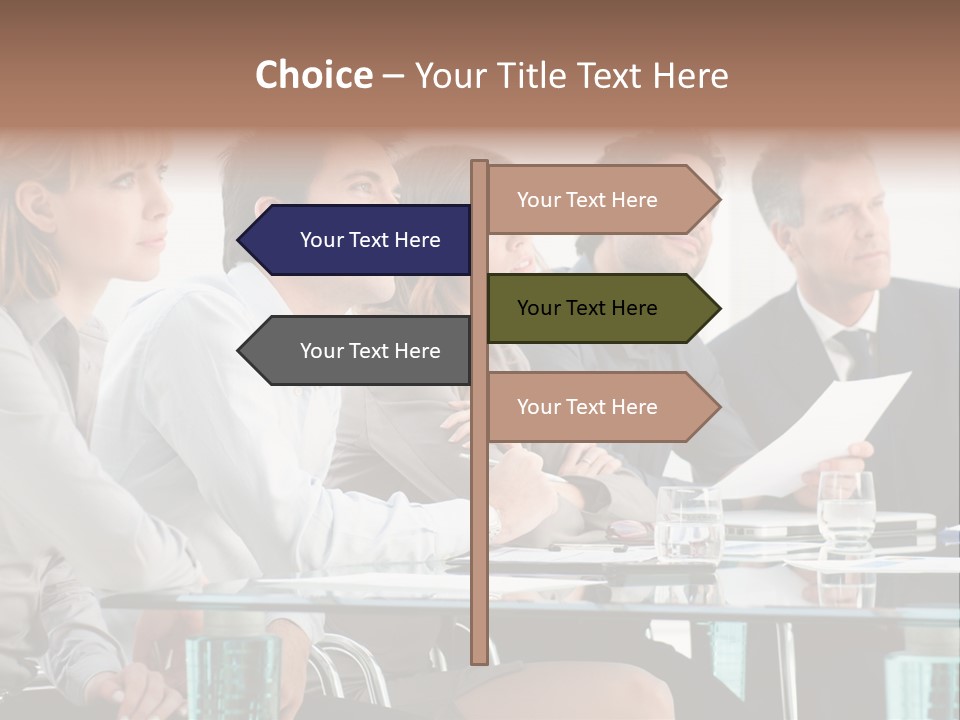Man Young Partnership PowerPoint Template