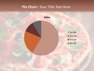 Cheese Pizza Italian Cuisine PowerPoint Template