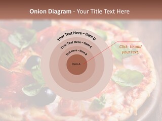 Cheese Pizza Italian Cuisine PowerPoint Template