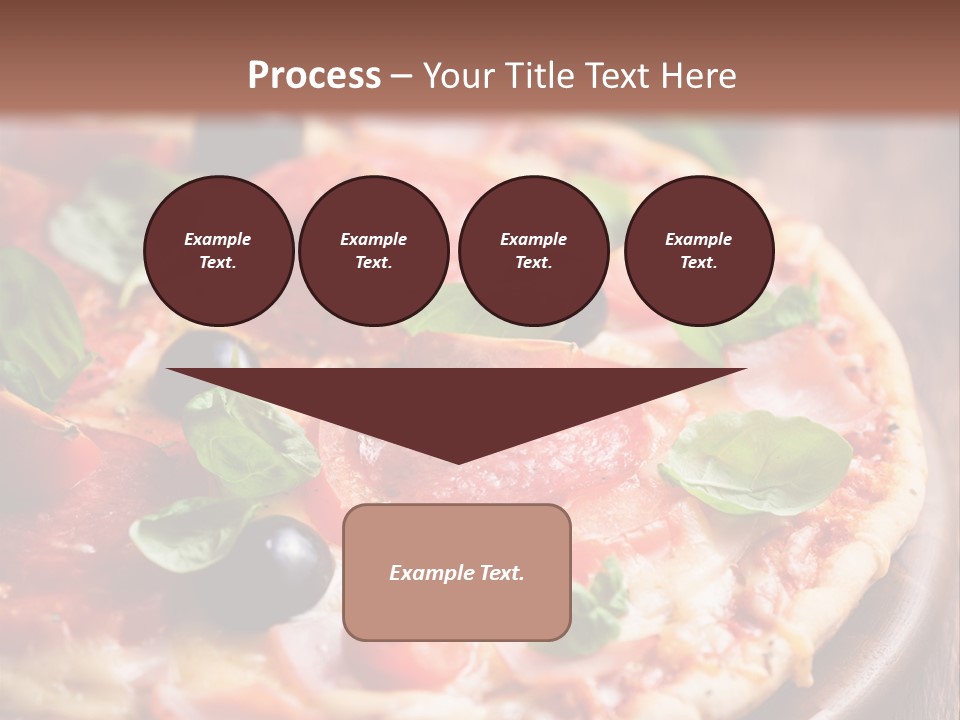 Cheese Pizza Italian Cuisine PowerPoint Template