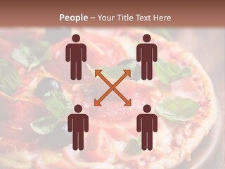 Cheese Pizza Italian Cuisine PowerPoint Template