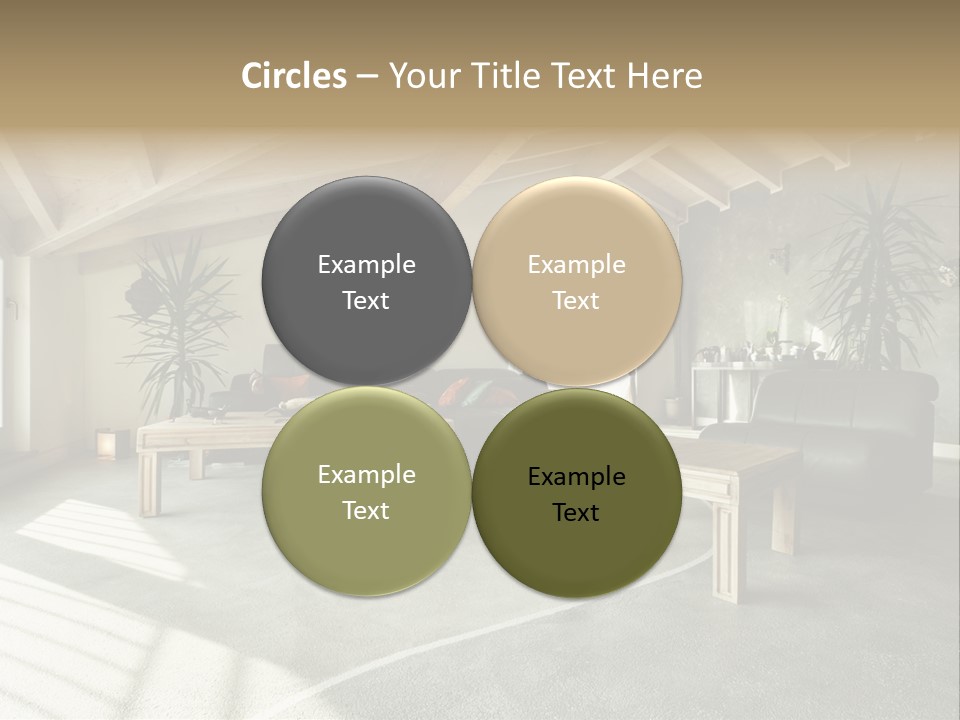 Furniture Housing House PowerPoint Template