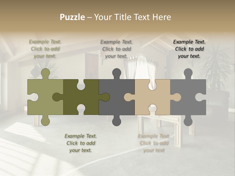 Furniture Housing House PowerPoint Template