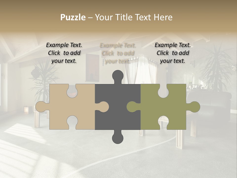 Furniture Housing House PowerPoint Template