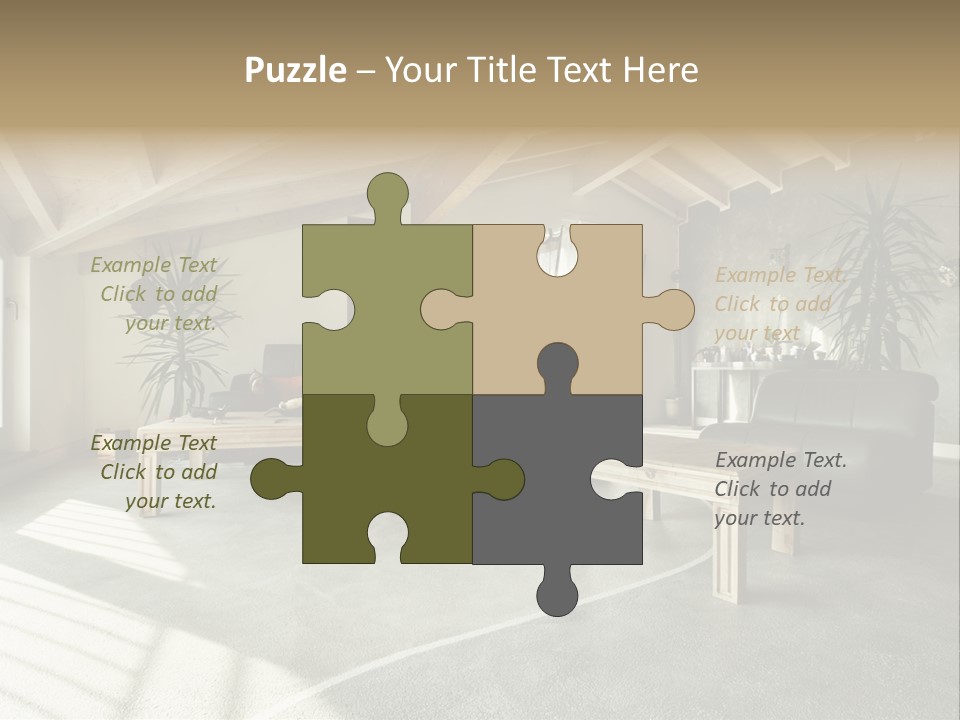 Furniture Housing House PowerPoint Template