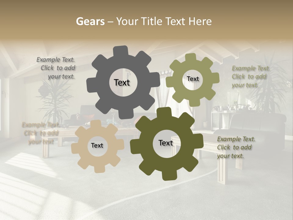 Furniture Housing House PowerPoint Template