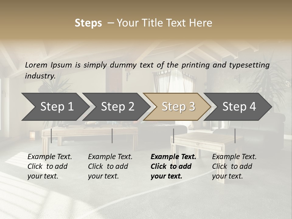 Furniture Housing House PowerPoint Template