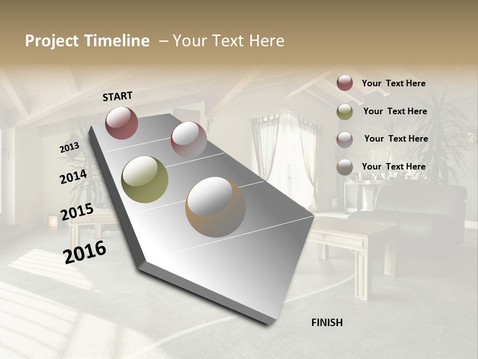 Furniture Housing House PowerPoint Template