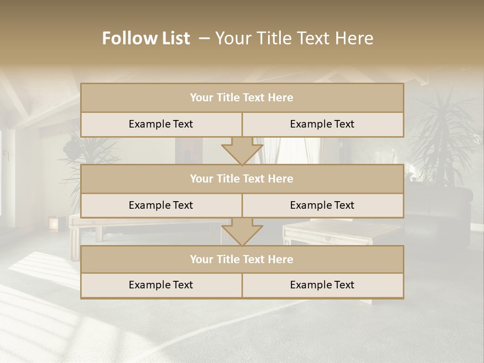 Furniture Housing House PowerPoint Template