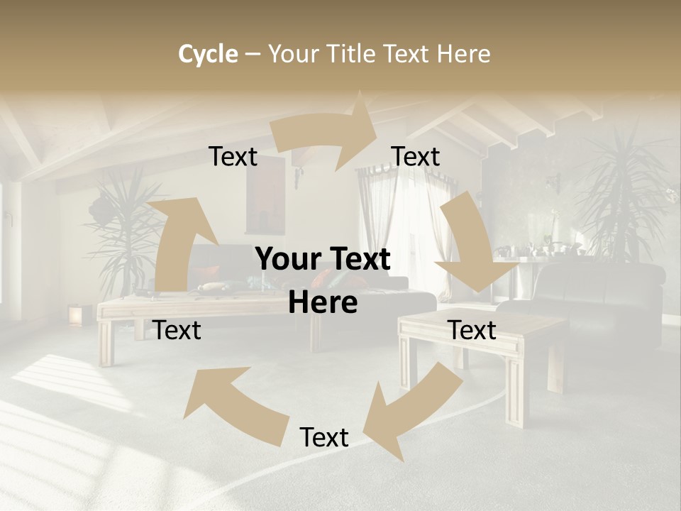 Furniture Housing House PowerPoint Template