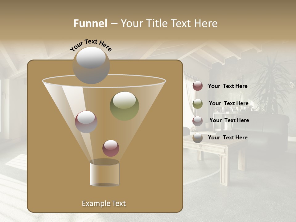 Furniture Housing House PowerPoint Template