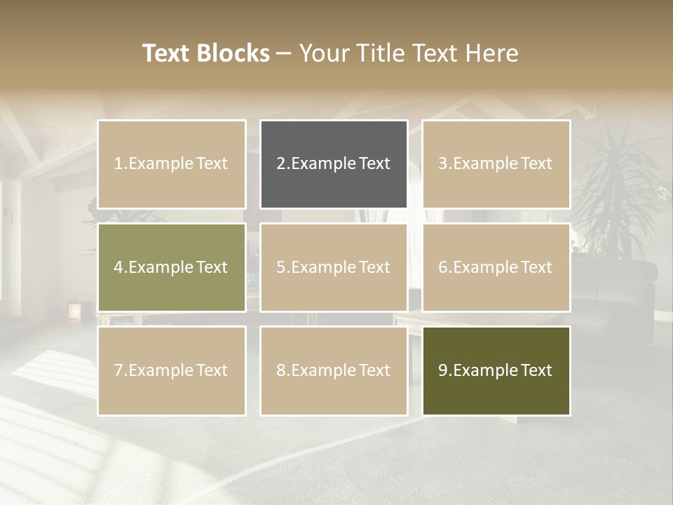 Furniture Housing House PowerPoint Template