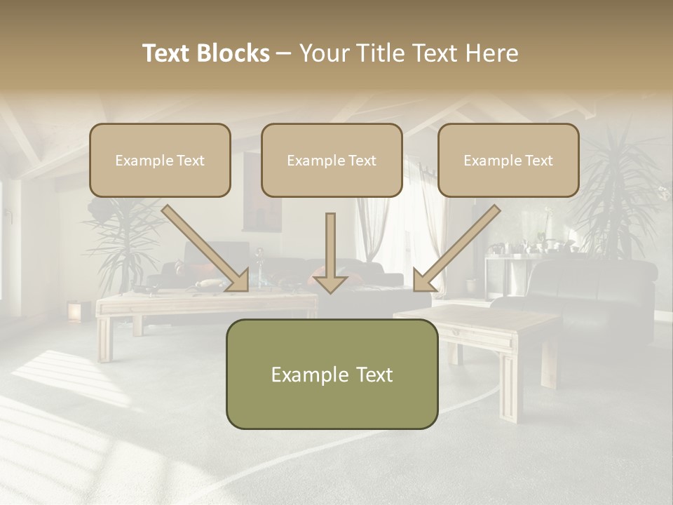 Furniture Housing House PowerPoint Template